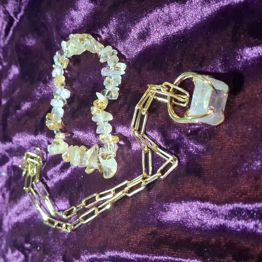 Gold plated over 925 set